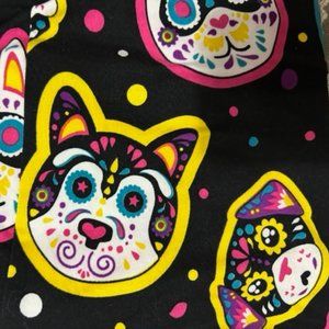 LuLaroe TC 12-18 Leggings Halloween Dia de los Muertes pets